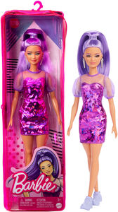 Barbie Fashionistas Muotinukke Purple Monochrome