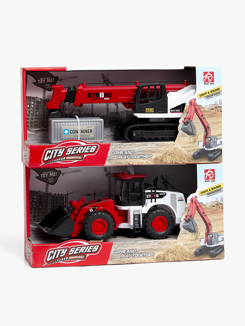 Alex's Garage City Service Rakennusajoneuvot 2-pack