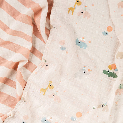 Done By Deer Celebration Musliiniviltti 2-pack, Powder