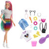 Barbie Leopard Rainbow Hair Nukke 1