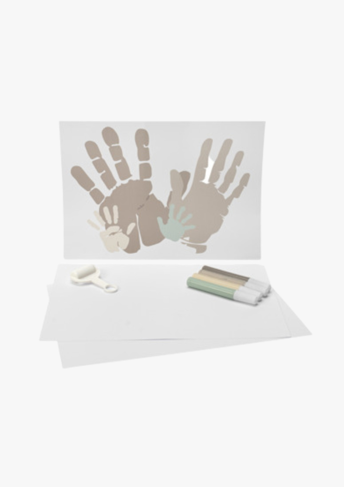 BamBam Perhe Kädenjälkisetti, 4 Väriä