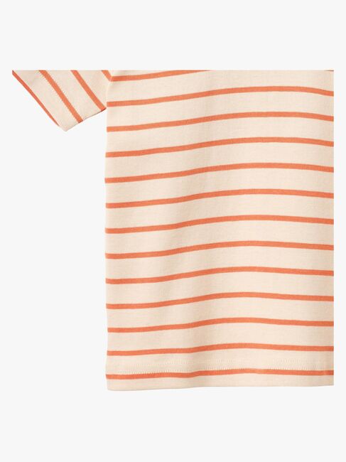 Wheat Jay T-paita, Orange Stripe