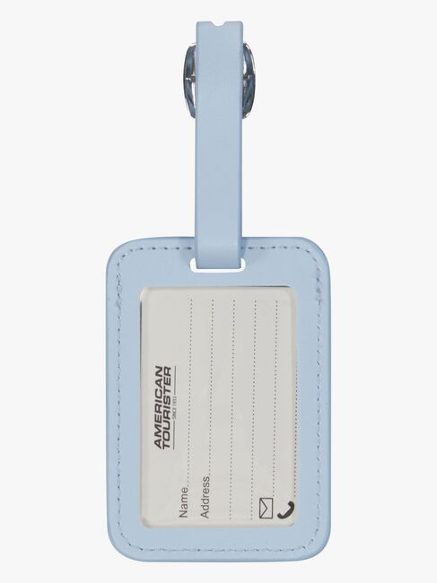 American Tourister Matkalaukun Nimilappu 2-pack, Neptune Blue
