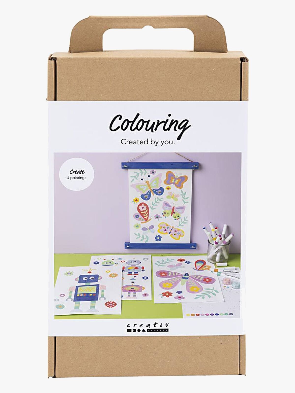 Creativ Company Askartelusetti Väritys Iloiset Värit