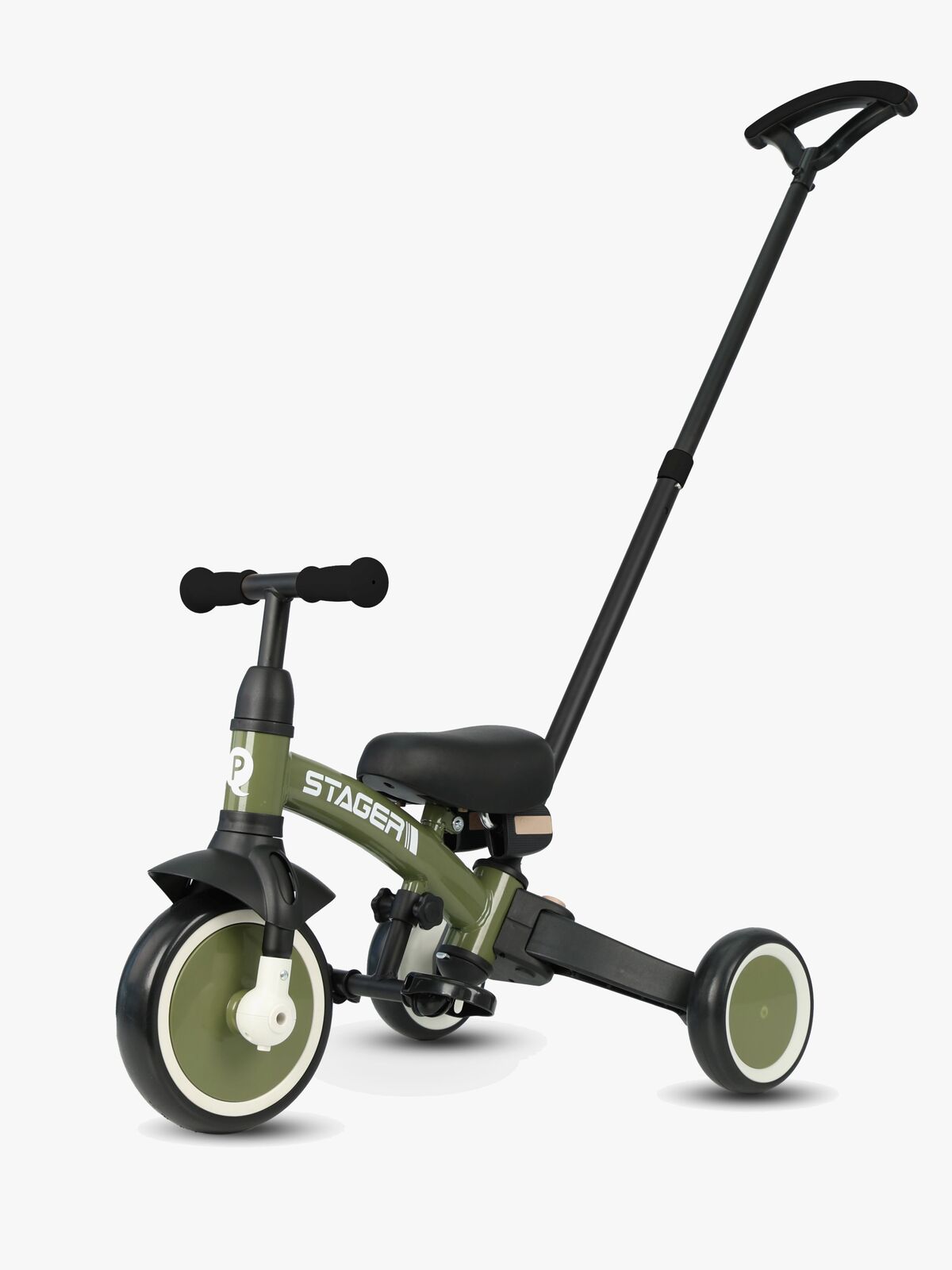 QPlay Stager 3-in-1 Muunneltava Kolmipyörä, Vihreä