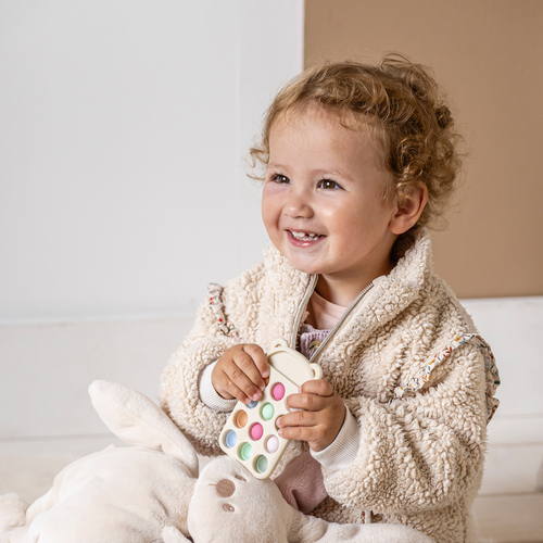 Nattou Soft Silicone Pop-it Remote Purulelu