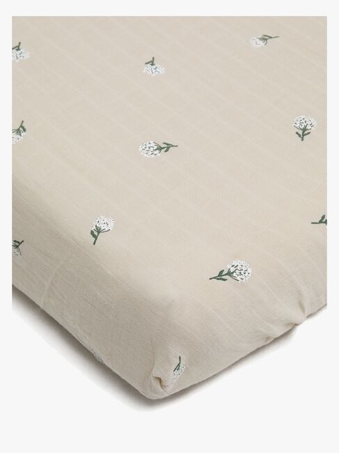 Alice & Fox TWIGGIE Muotoonommeltu Aluslakana Pinnasänky 60x120, Beige