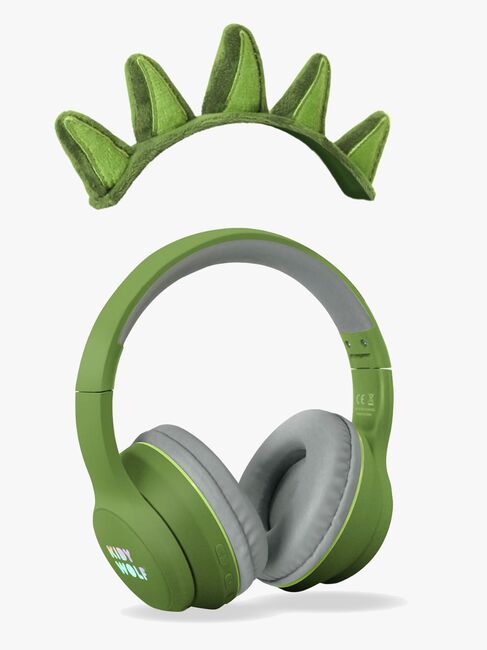 Kidywolf KIDYEARS Mikrofonikuulokkeet Bluetooth + Magneettikorvat, Dinosaurukset