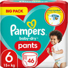 Pampers Baby Dry Pants Vaippa Koko 6 15+ kg 46-pack