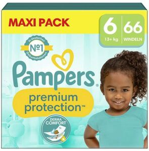 Pampers Premium Protection Vaippa Koko 6 13–18 kg 66-pack