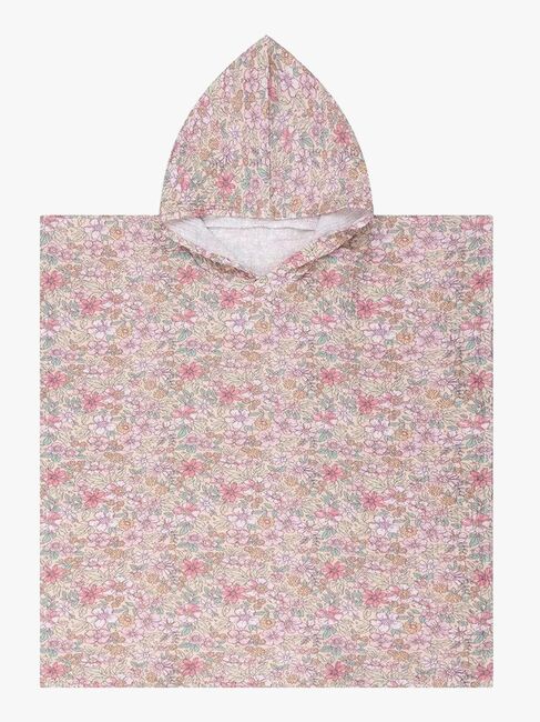 Swim Essentials Blossom Poncho, Blue