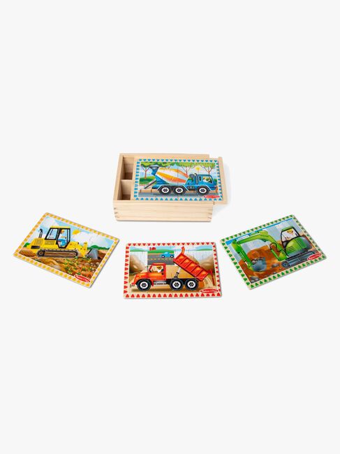 Melissa & Doug Työajoneuvot 4-in-1 Palapeli 12