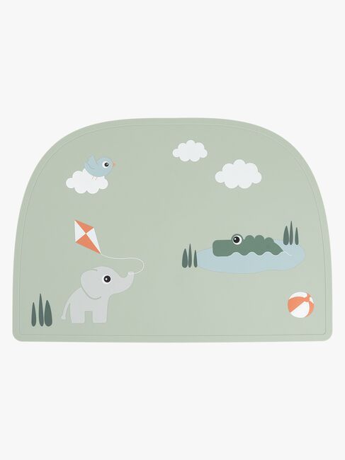 Done By Deer Playgorund Ruokailualusta Silikoni, Green