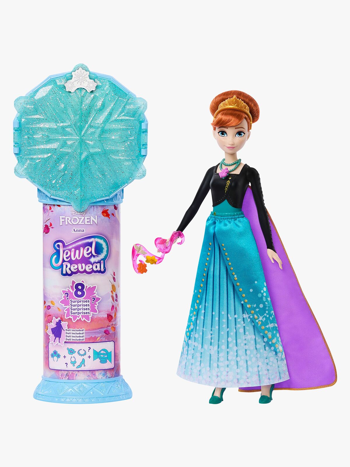 Disney Frozen Jewel Reveal Muotinukke Anna