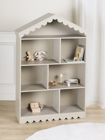 Alice & Fox Dune Kirjahylly & Nukkekoti, Greige