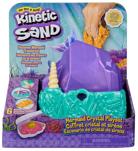 Kinetic Sand Kineettinen Hiekka Merenneito Kristalli Leikkisetti