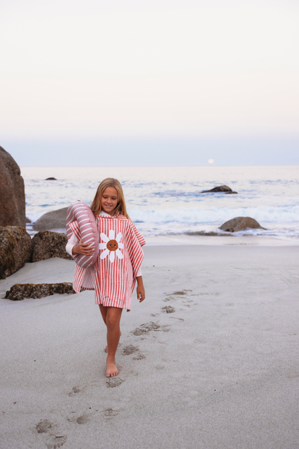 Swim Essentials Kylpyponcho, Daisy Flowers