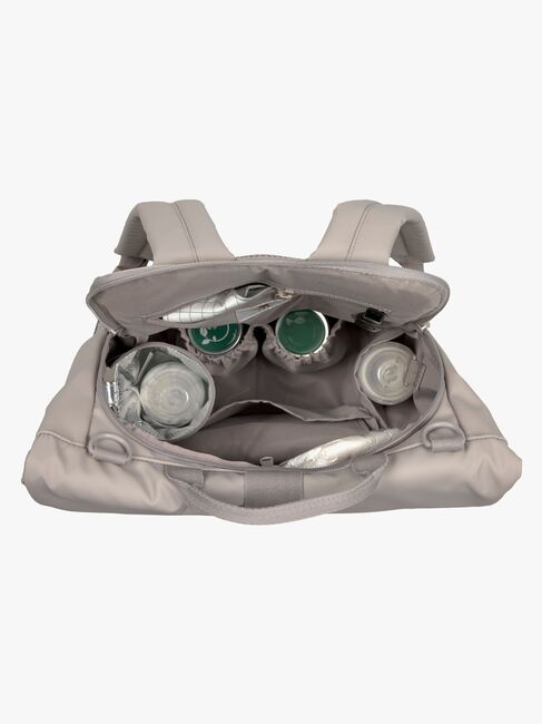 Lässig Rolltop Hoitolaukku Reppu, Taupe