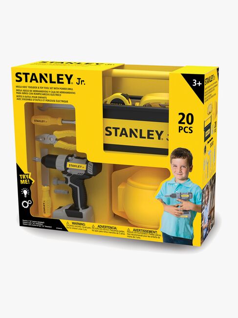 Stanley Jr. Mega Työkalulaatikko + Porakone