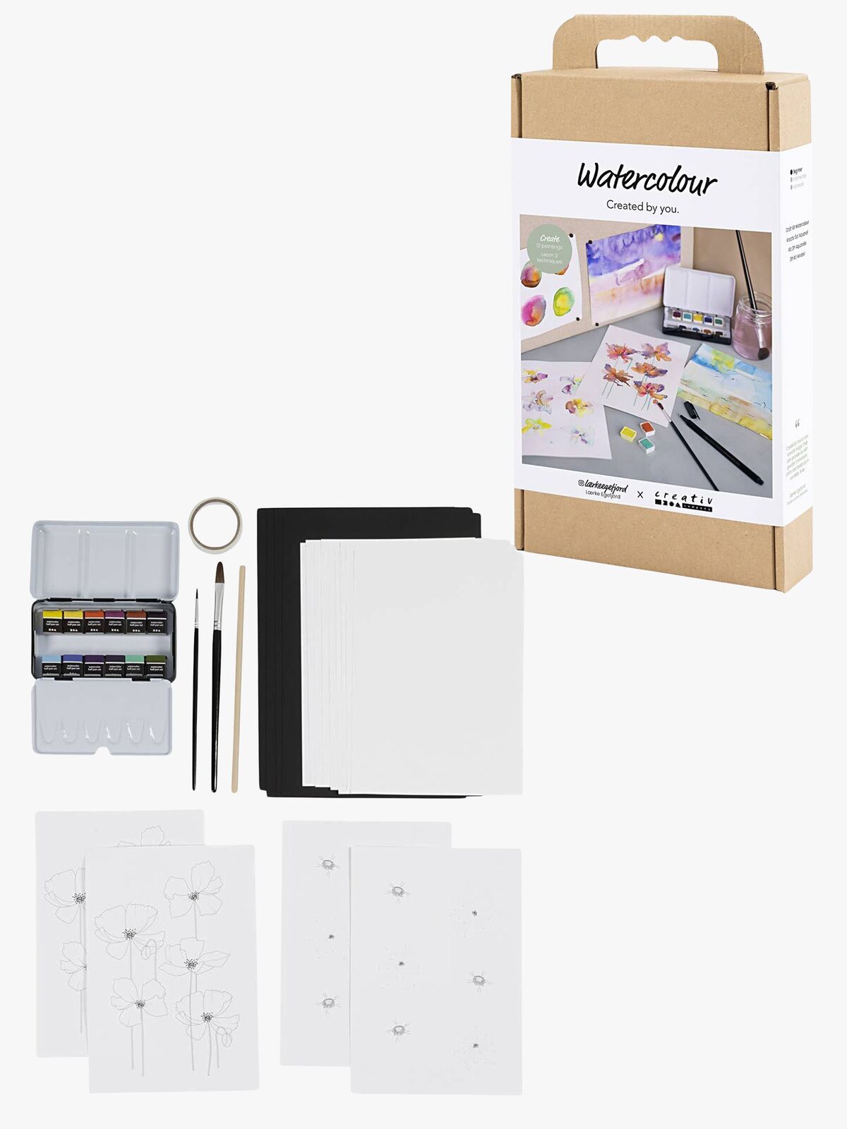 Creativ Company Askartelusetti DIY Akvarelli