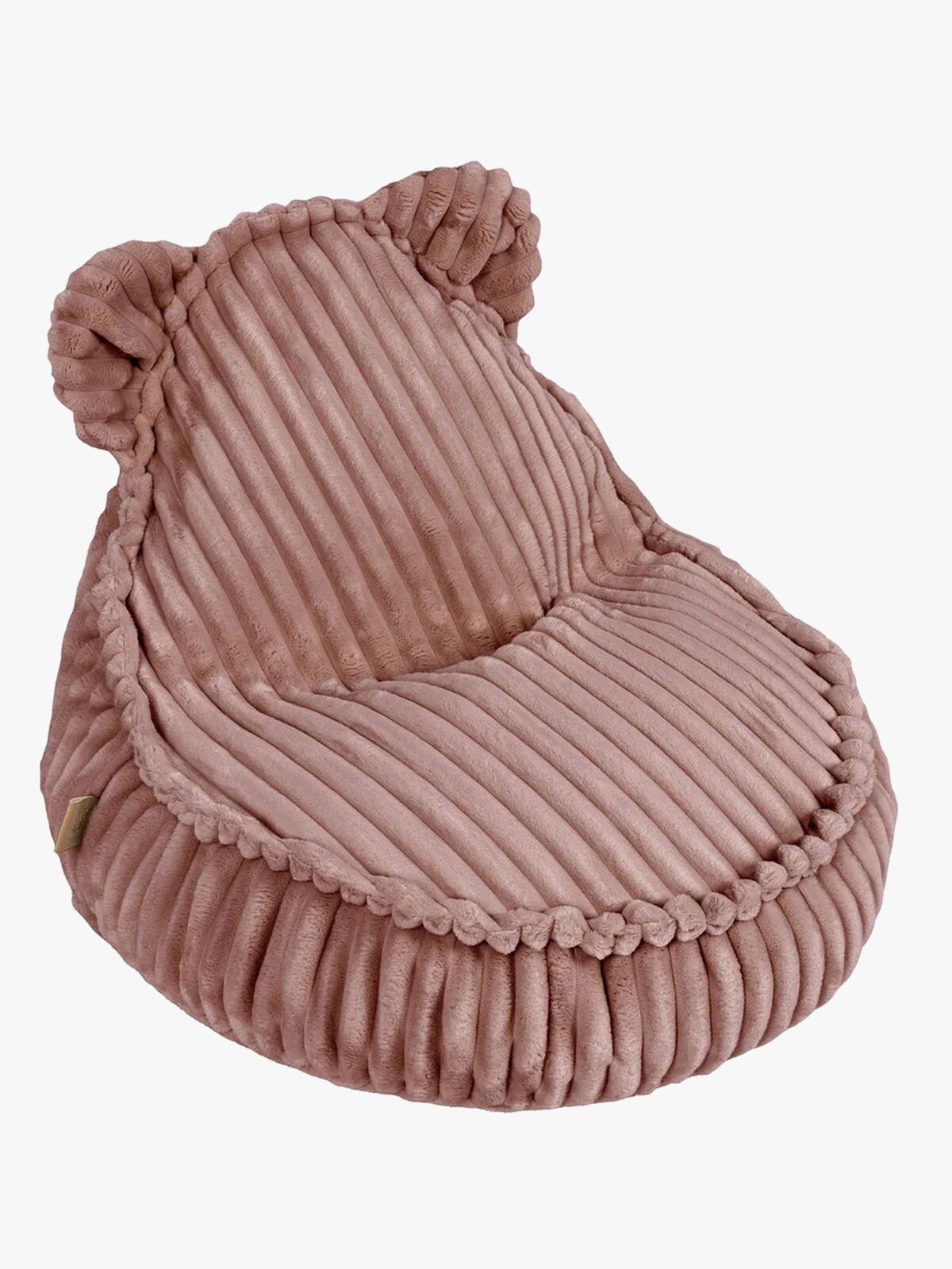 Meowbaby Churros Säkkituoli Teddy, Ruby Chocolate Pink
