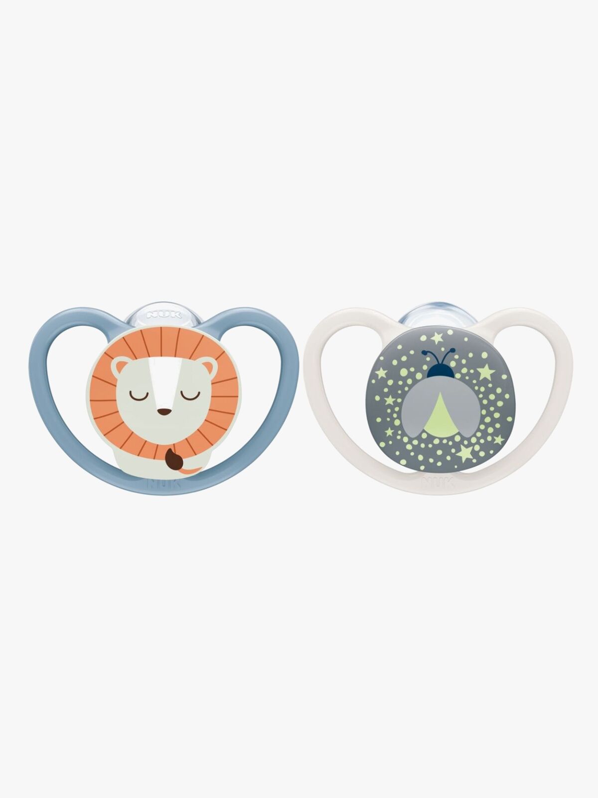 NUK Perfect Match Air Night Tutti 2-pack Koko 2, Lion