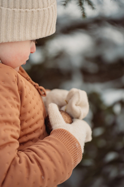 BabyMocs  Neulotut Rukkaset, Beige