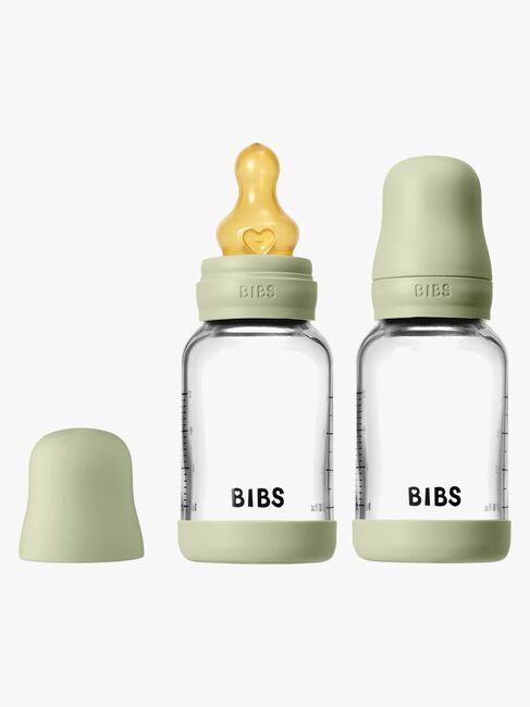 BIBS Slow Flow Lasi Tuttipullo Lateksi 2-pack 120 ml, Sage