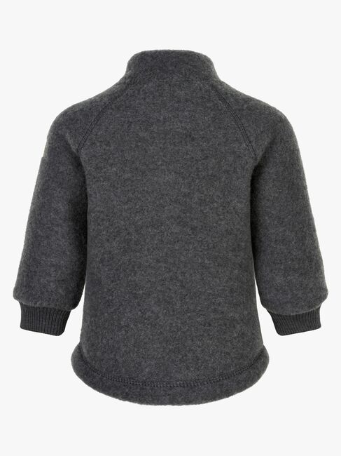 Mikk-Line Fleecetakki Merinovilla, Anthracite Melange