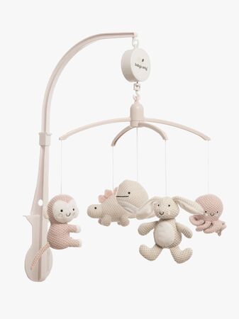 Baby's Only Musiikkimobile Animals, Old Pink/Warm Linen