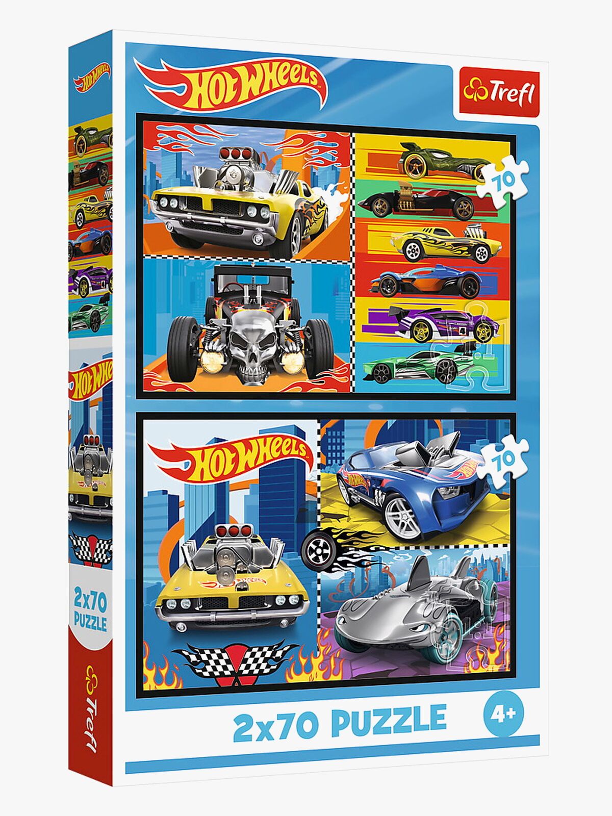 Trefl Hot Wheels Palapelit 2x70 Palaa
