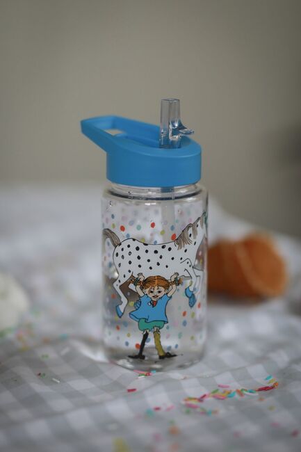 Peppi Pitkätossu Syntymäpäivä Juomapullo, Sininen