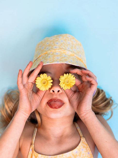 Swim Essentials  Käännettävä Aurinkohattu, Florish Yellow