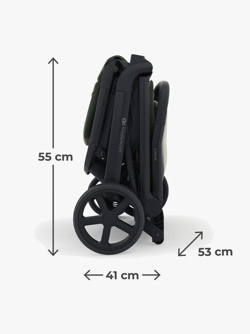 Kinderkraft NUBI 3 Lastenrattaat, Mystic Green