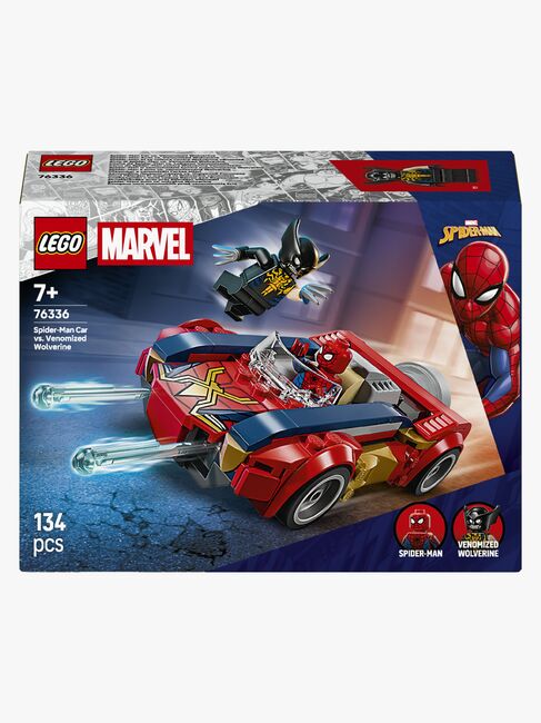 LEGO Super Heroes 76336 Spider-Manin auto vastaan Venomiksi muuttunut Wolverine