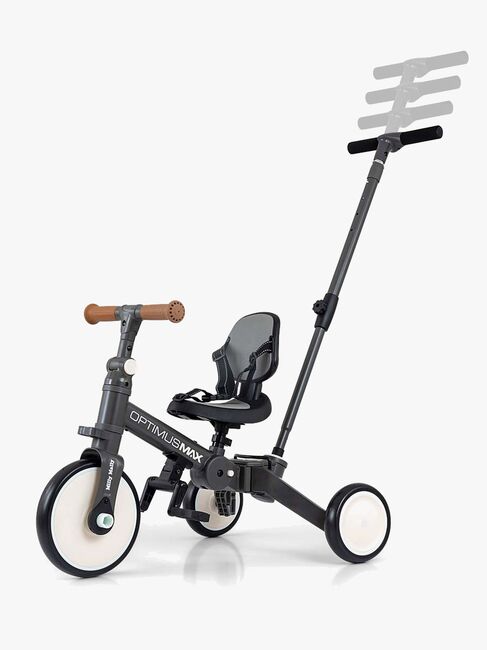 Milly Mally Optimus Max Kolmipyörä 4-in-1, Harmaa