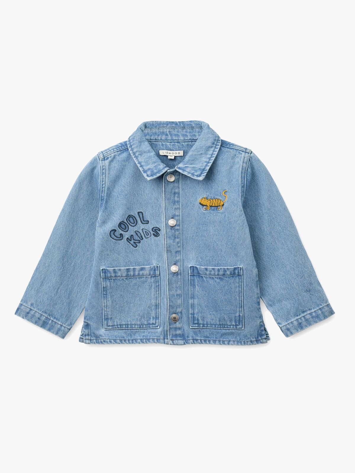 LIEWOOD Kinsley Placement Denim Farkkutakki, Cool Kids/Light Blue Denim