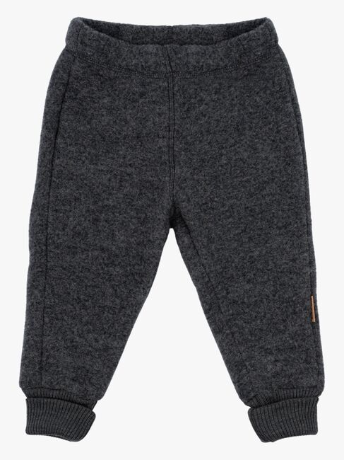 Mikk-Line Vauvan Fleecehousut Merinovilla, Anthracite Melange