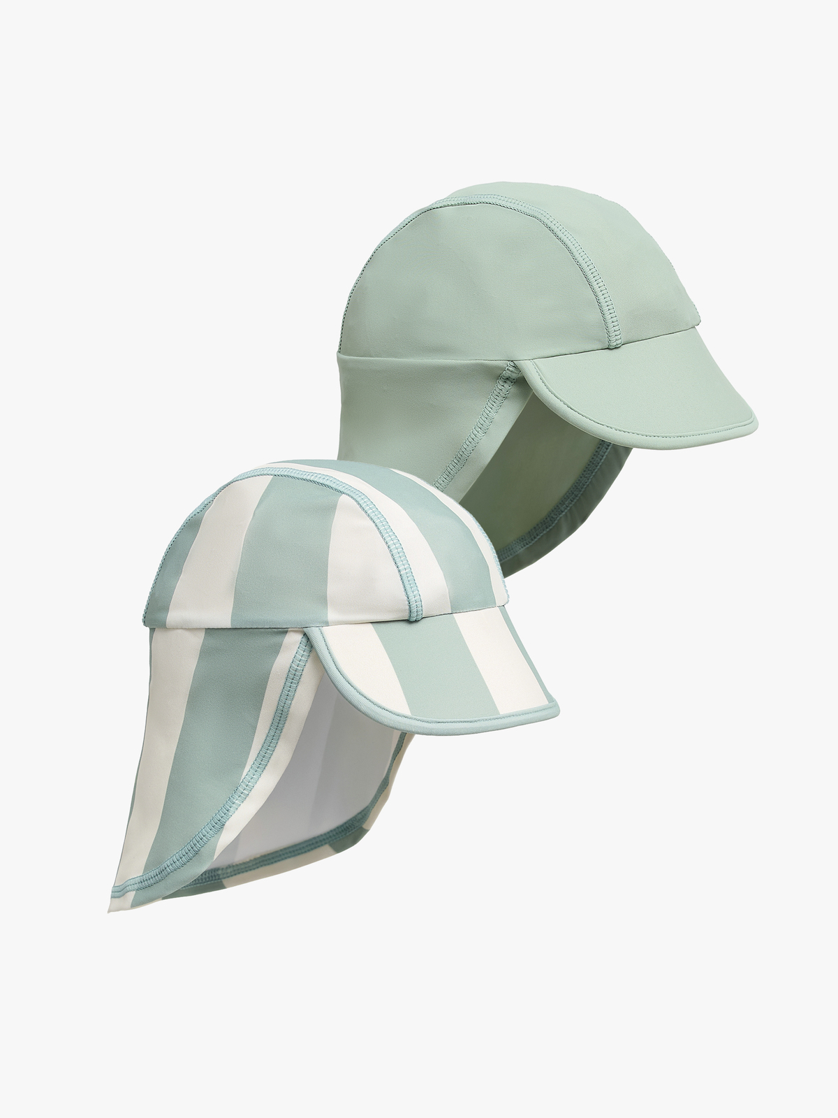 Nordbjörn Fårö 2-pack UV-Hattu, Vaaleansininen Raidallinen