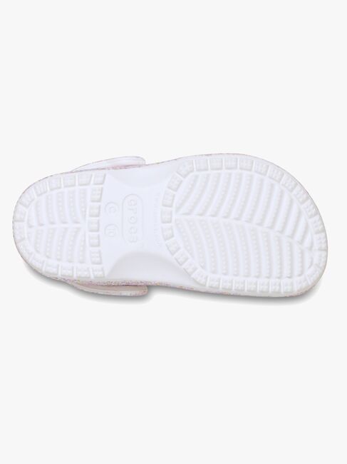 Crocs Classic Fantasy Glitter Kids Pistokkaat, White