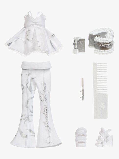 Rainbow High Muotinukke Girls Night Natasha, Valkoiset hiukset