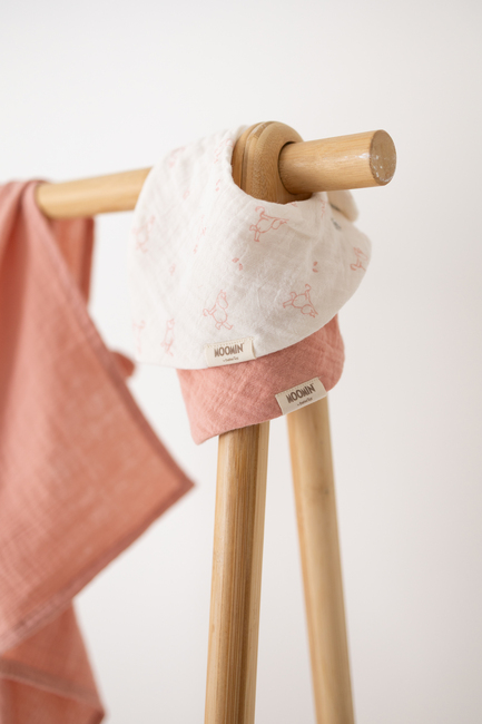 Muumi Kuolalaput 2-pack, Pink