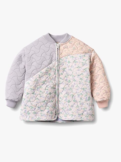 Wheat Helmao Kevyttoppatakki, Purple Light Petunias