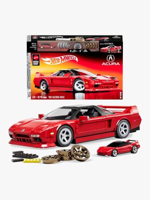Mattel Brick Shop Hot Wheels Elite Series Brick Shop Hot Wheels Rakennussarja ’90 Acura NSX 876 Osaa