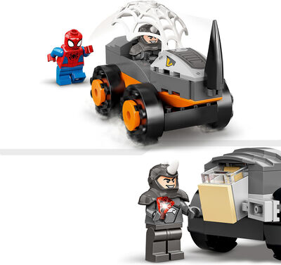 LEGO Marvel 4plus 2022 10782 Hulkin ja Rhinon Taisteluautot
