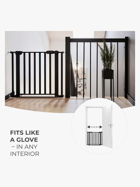 Kinderkraft LOCK&GO Turvaportti, Black