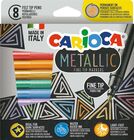Carioca Värikynä Metalliväri 8 Kpl