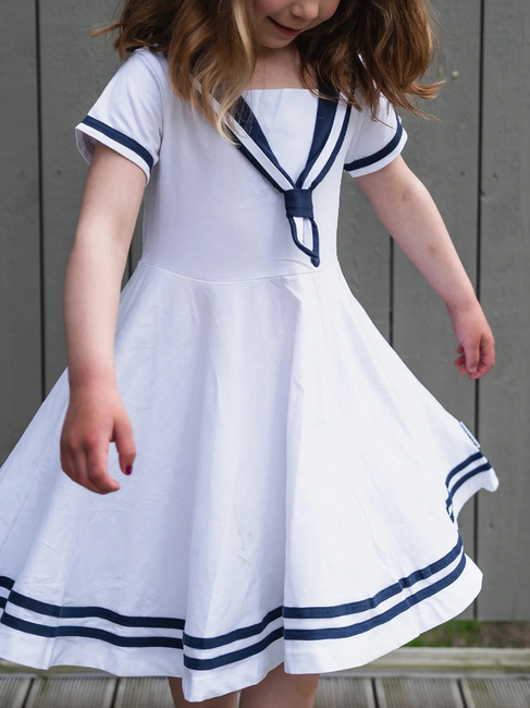 Geggamoja Purjehdusmekko, Valkoinen