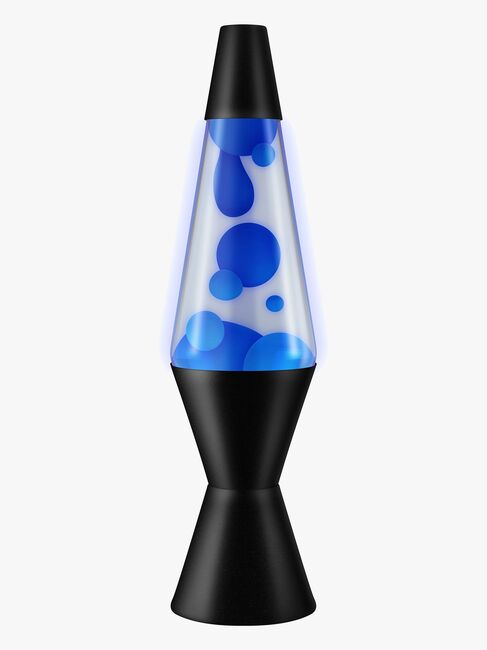 LAVA Valaisin Neon 37cm, Sininen/Musta