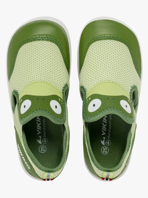 Viking Alv Paw Barefoot Sandaalit, Light Green/Green
